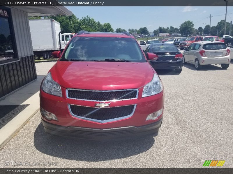 Crystal Red Tintcoat / Ebony 2012 Chevrolet Traverse LT