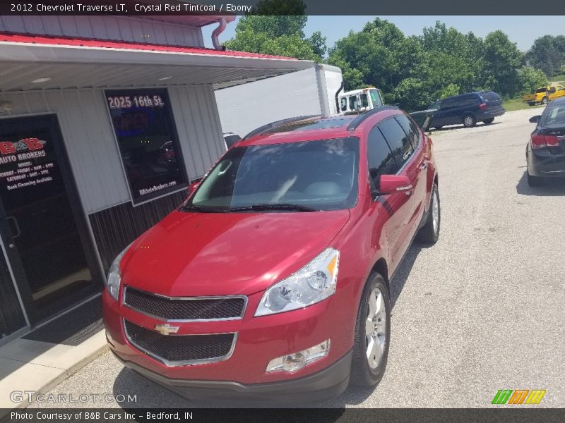 Crystal Red Tintcoat / Ebony 2012 Chevrolet Traverse LT