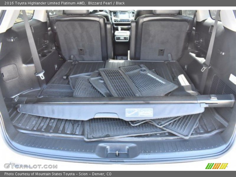 Blizzard Pearl / Black 2016 Toyota Highlander Limited Platinum AWD