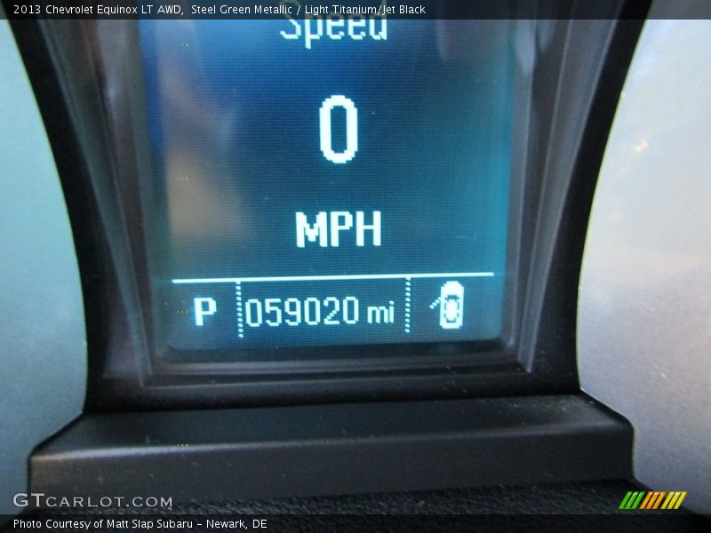 Steel Green Metallic / Light Titanium/Jet Black 2013 Chevrolet Equinox LT AWD