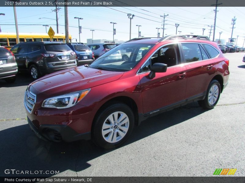 Venetian Red Pearl / Slate Black 2017 Subaru Outback 2.5i