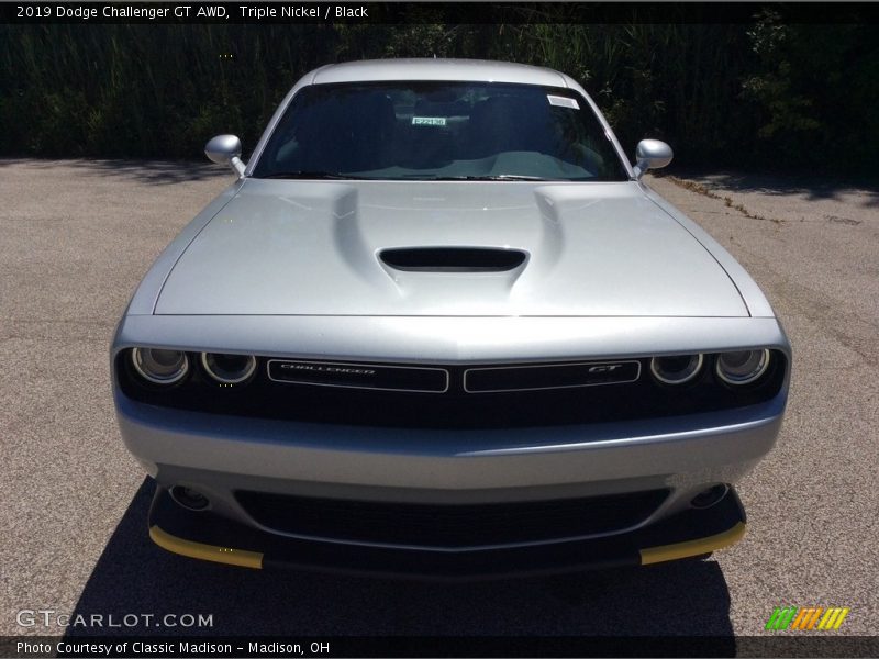 Triple Nickel / Black 2019 Dodge Challenger GT AWD