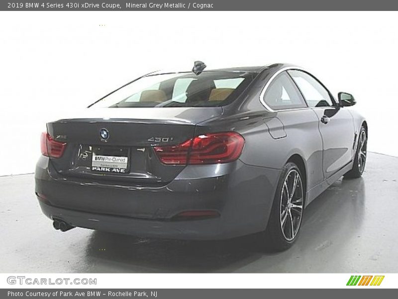 Mineral Grey Metallic / Cognac 2019 BMW 4 Series 430i xDrive Coupe