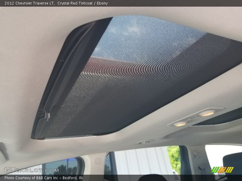 Crystal Red Tintcoat / Ebony 2012 Chevrolet Traverse LT
