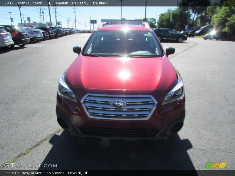 Venetian Red Pearl / Slate Black 2017 Subaru Outback 2.5i