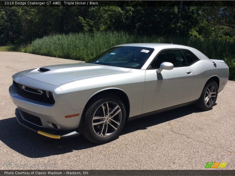 Triple Nickel / Black 2019 Dodge Challenger GT AWD