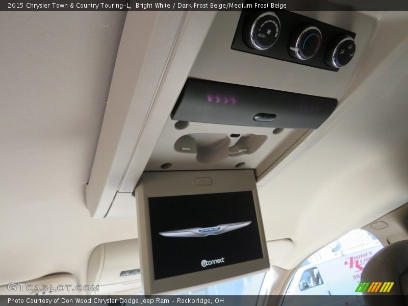 Bright White / Dark Frost Beige/Medium Frost Beige 2015 Chrysler Town & Country Touring-L