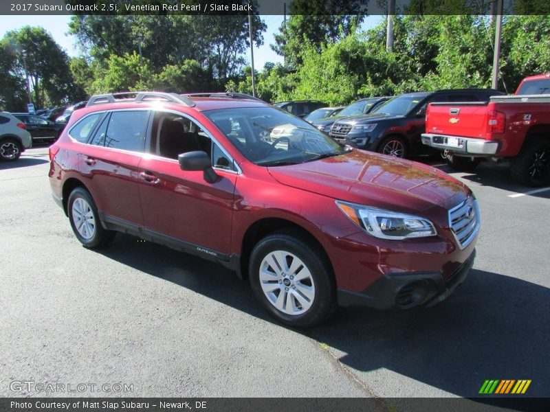 Venetian Red Pearl / Slate Black 2017 Subaru Outback 2.5i