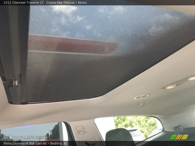 Crystal Red Tintcoat / Ebony 2012 Chevrolet Traverse LT