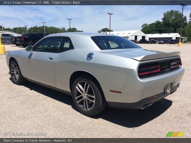 Triple Nickel / Black 2019 Dodge Challenger GT AWD