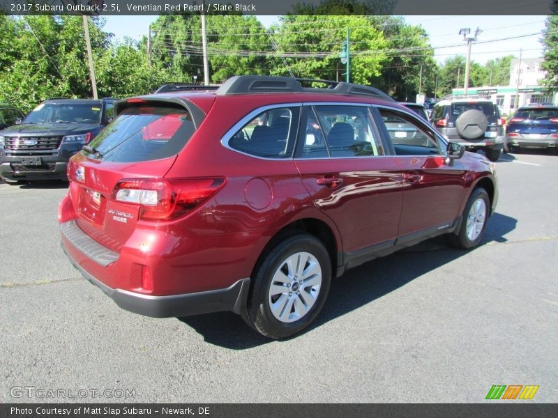 Venetian Red Pearl / Slate Black 2017 Subaru Outback 2.5i