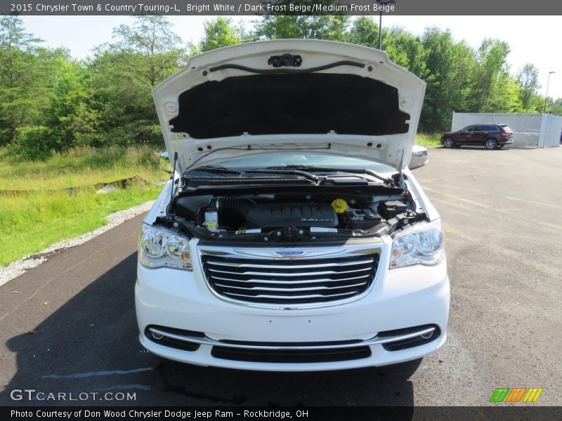 Bright White / Dark Frost Beige/Medium Frost Beige 2015 Chrysler Town & Country Touring-L