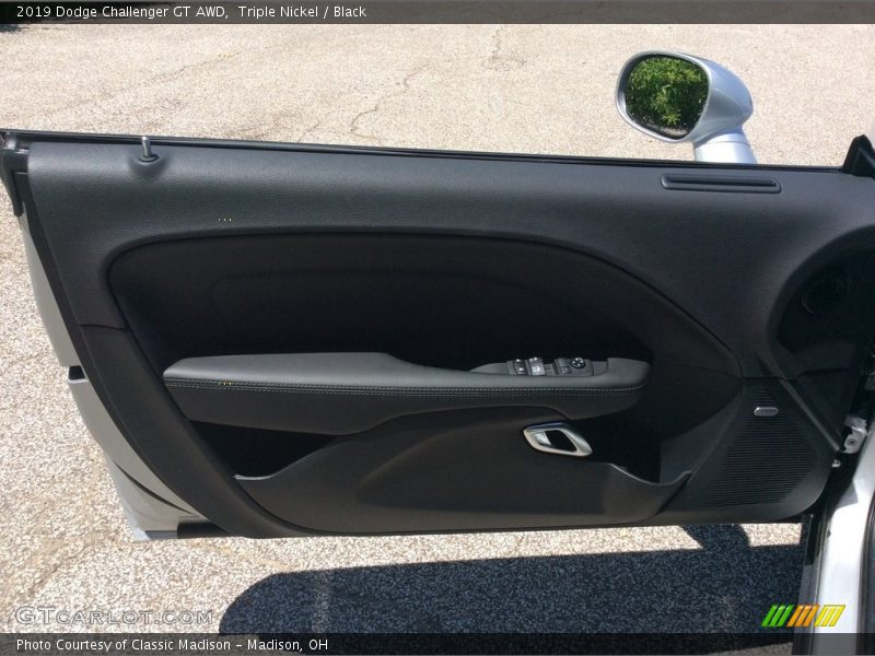 Triple Nickel / Black 2019 Dodge Challenger GT AWD