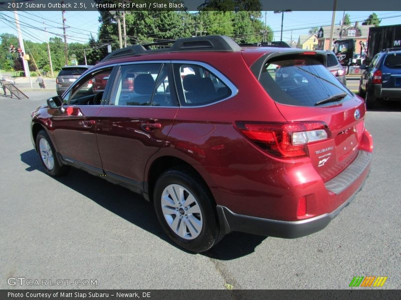 Venetian Red Pearl / Slate Black 2017 Subaru Outback 2.5i