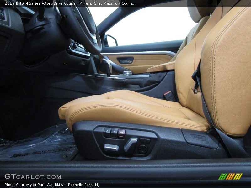 Mineral Grey Metallic / Cognac 2019 BMW 4 Series 430i xDrive Coupe