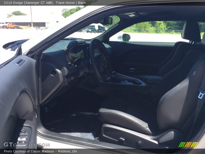 Triple Nickel / Black 2019 Dodge Challenger GT AWD