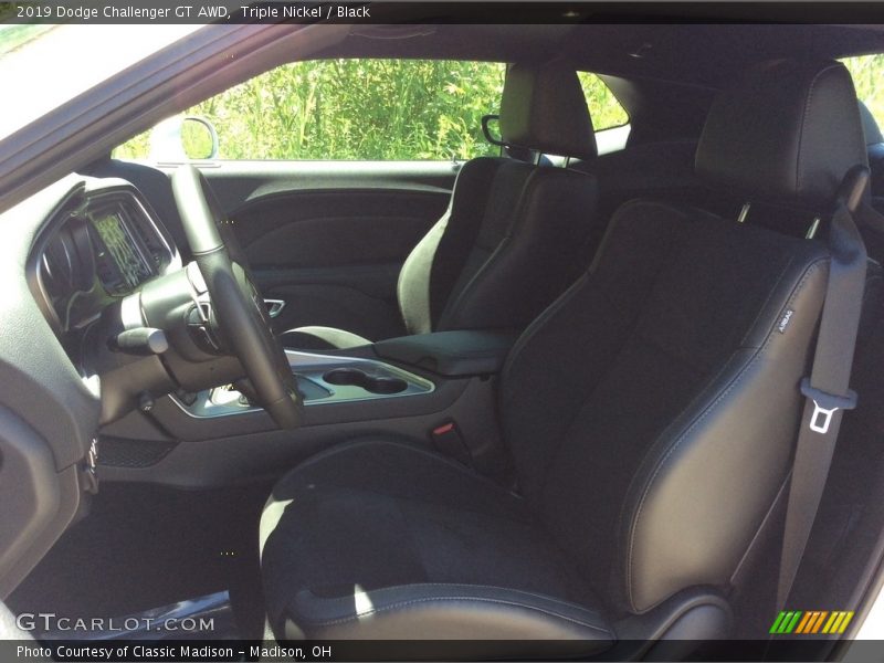 Triple Nickel / Black 2019 Dodge Challenger GT AWD