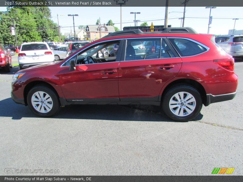 Venetian Red Pearl / Slate Black 2017 Subaru Outback 2.5i