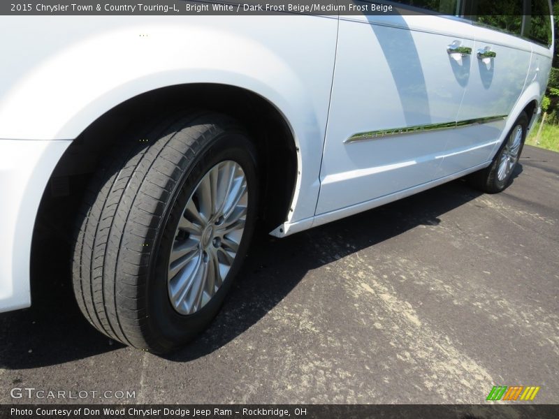 Bright White / Dark Frost Beige/Medium Frost Beige 2015 Chrysler Town & Country Touring-L