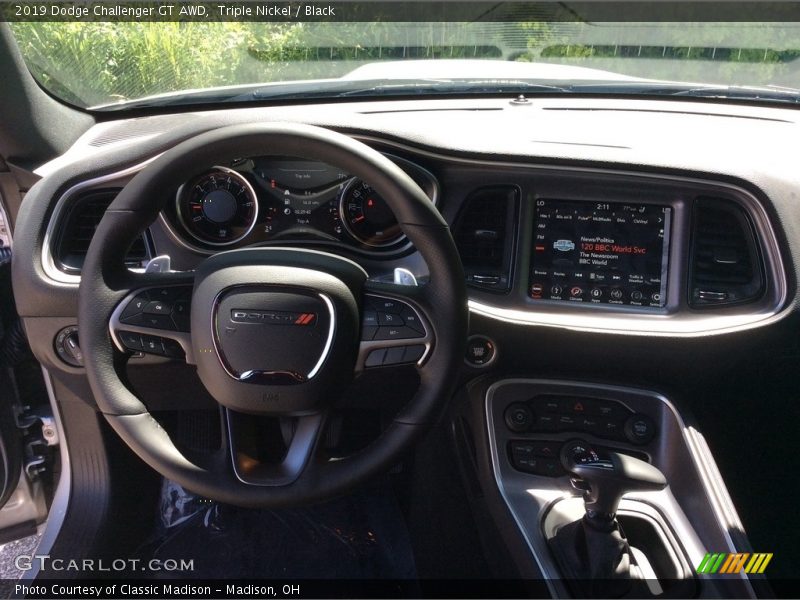 Triple Nickel / Black 2019 Dodge Challenger GT AWD