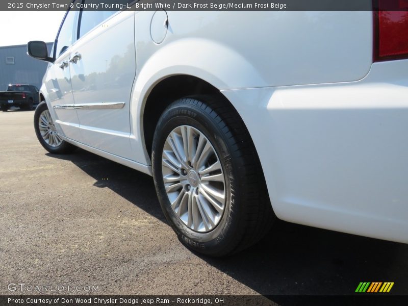 Bright White / Dark Frost Beige/Medium Frost Beige 2015 Chrysler Town & Country Touring-L