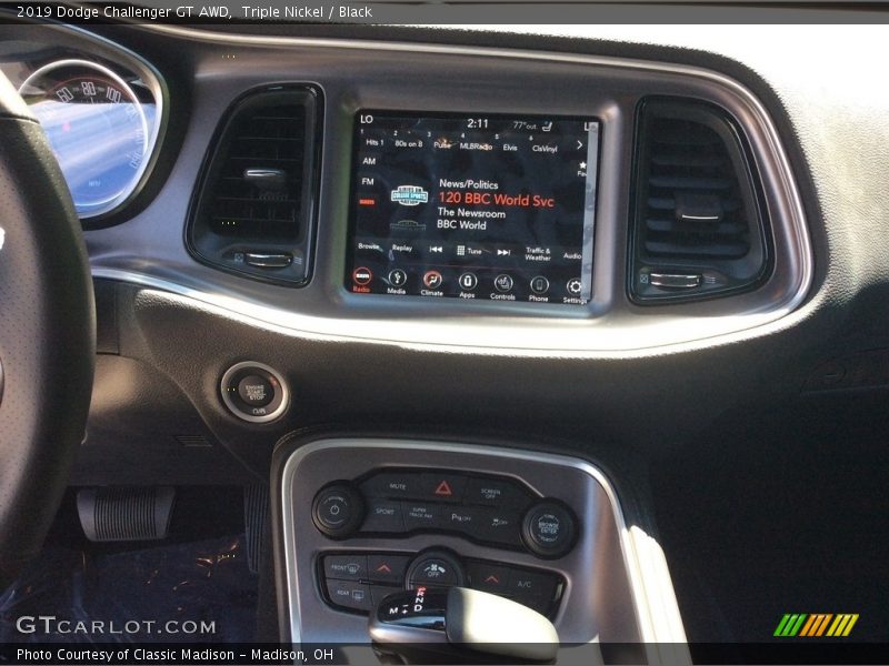 Triple Nickel / Black 2019 Dodge Challenger GT AWD