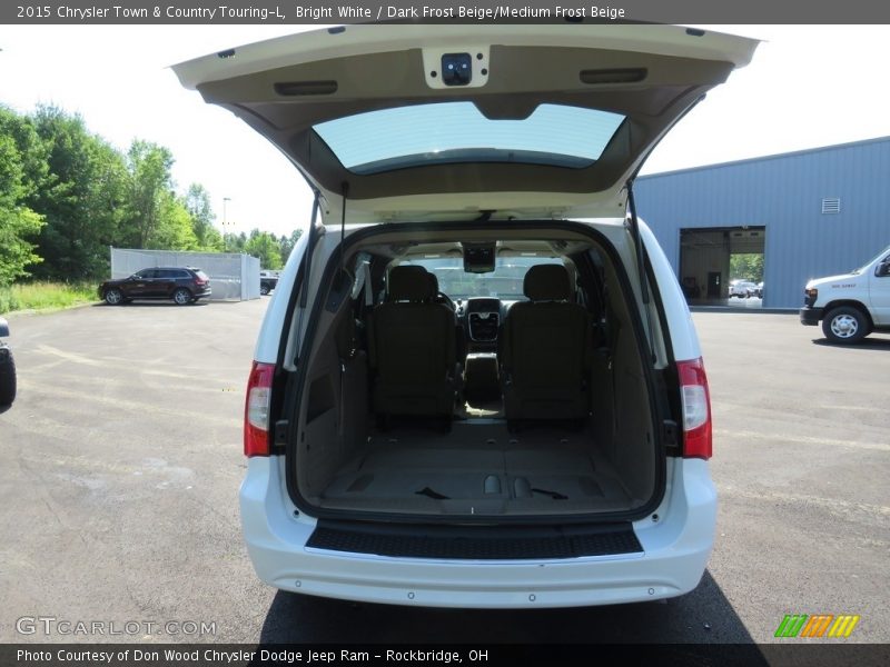 Bright White / Dark Frost Beige/Medium Frost Beige 2015 Chrysler Town & Country Touring-L