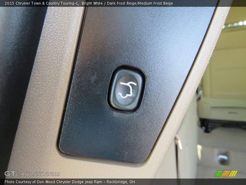 Bright White / Dark Frost Beige/Medium Frost Beige 2015 Chrysler Town & Country Touring-L