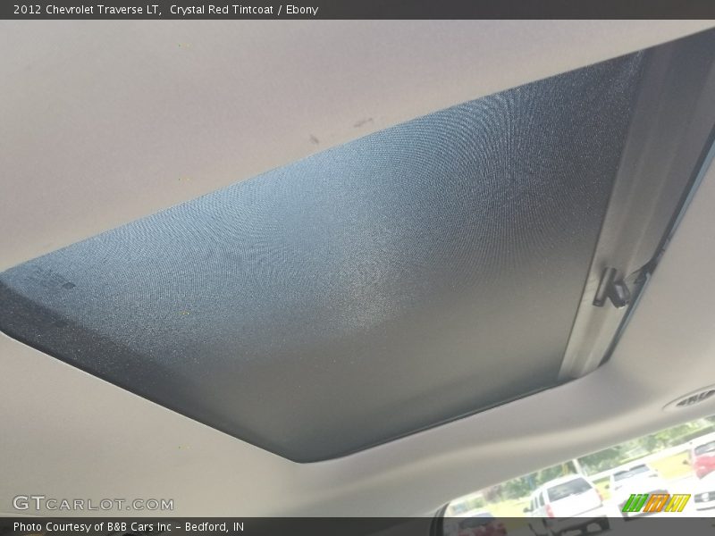 Crystal Red Tintcoat / Ebony 2012 Chevrolet Traverse LT