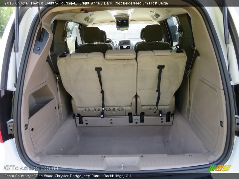 Bright White / Dark Frost Beige/Medium Frost Beige 2015 Chrysler Town & Country Touring-L