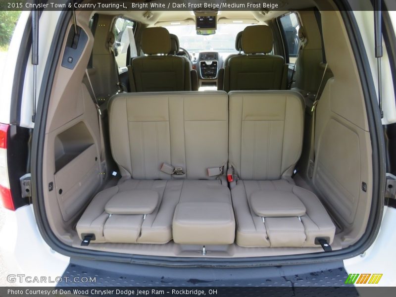 Bright White / Dark Frost Beige/Medium Frost Beige 2015 Chrysler Town & Country Touring-L