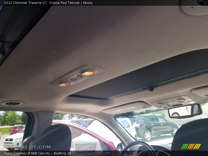 Crystal Red Tintcoat / Ebony 2012 Chevrolet Traverse LT