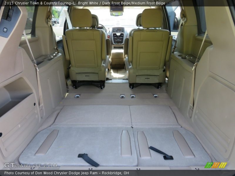 Bright White / Dark Frost Beige/Medium Frost Beige 2015 Chrysler Town & Country Touring-L