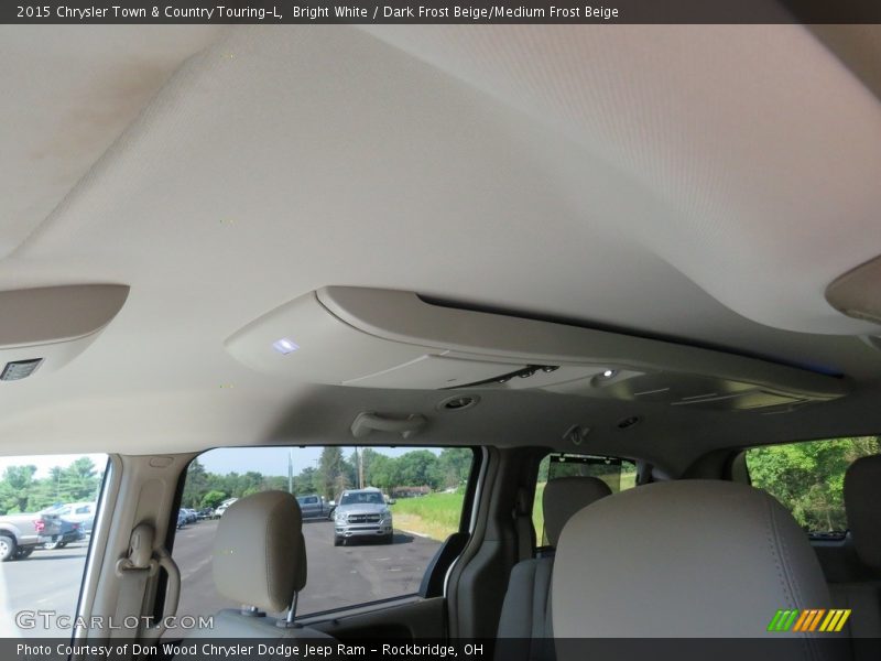 Bright White / Dark Frost Beige/Medium Frost Beige 2015 Chrysler Town & Country Touring-L