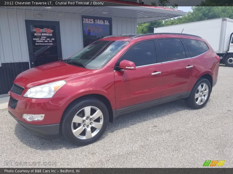 Crystal Red Tintcoat / Ebony 2012 Chevrolet Traverse LT