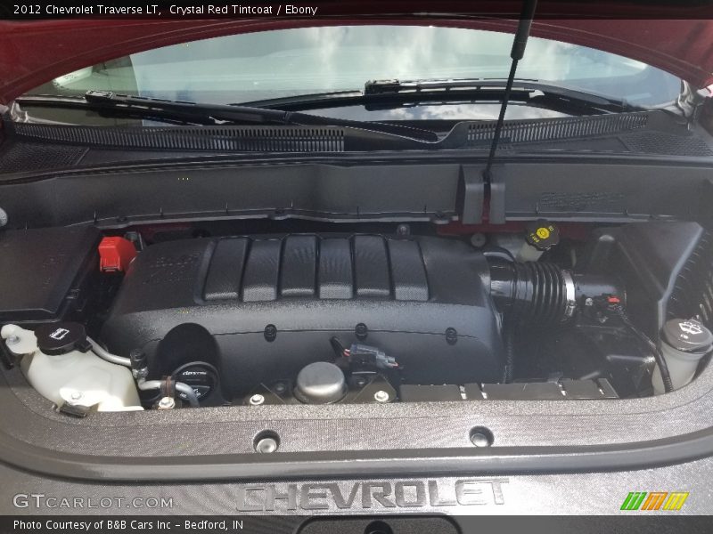 Crystal Red Tintcoat / Ebony 2012 Chevrolet Traverse LT
