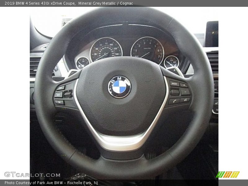 Mineral Grey Metallic / Cognac 2019 BMW 4 Series 430i xDrive Coupe