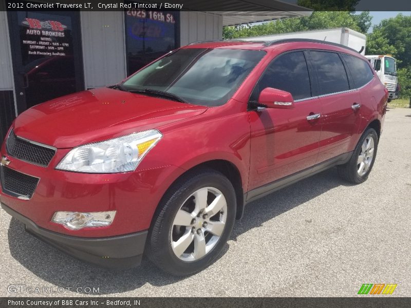 Crystal Red Tintcoat / Ebony 2012 Chevrolet Traverse LT