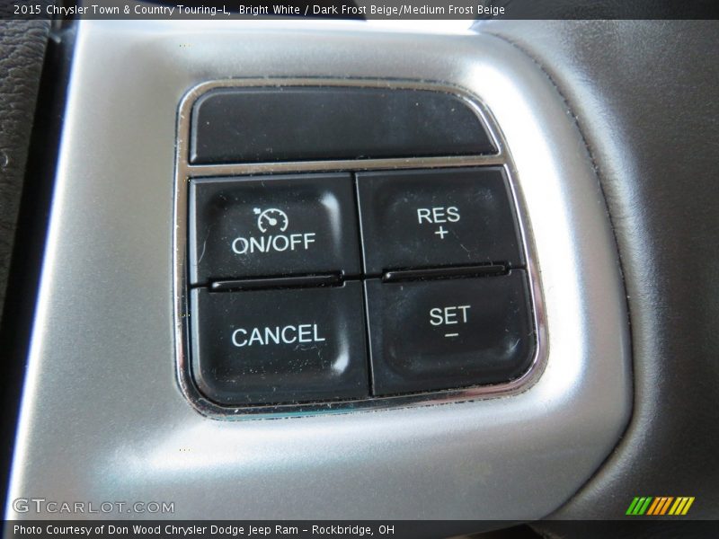 Bright White / Dark Frost Beige/Medium Frost Beige 2015 Chrysler Town & Country Touring-L