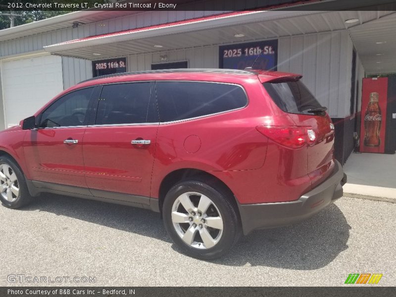 Crystal Red Tintcoat / Ebony 2012 Chevrolet Traverse LT