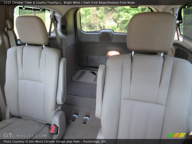Bright White / Dark Frost Beige/Medium Frost Beige 2015 Chrysler Town & Country Touring-L