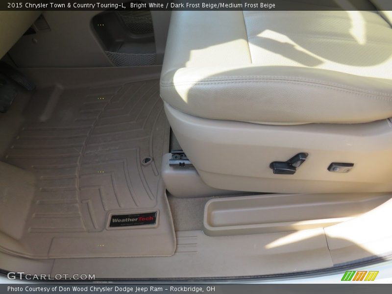Bright White / Dark Frost Beige/Medium Frost Beige 2015 Chrysler Town & Country Touring-L