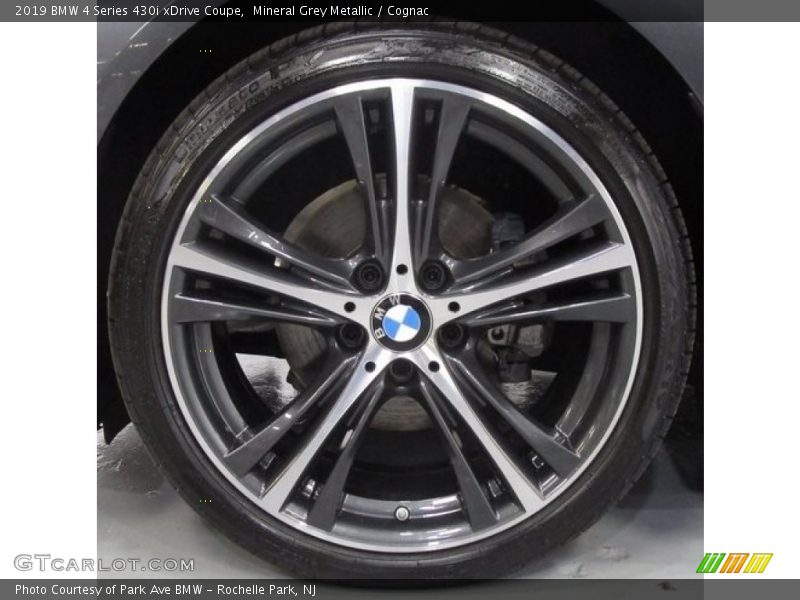 Mineral Grey Metallic / Cognac 2019 BMW 4 Series 430i xDrive Coupe
