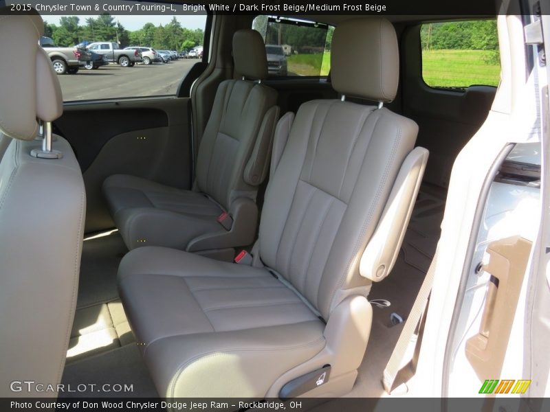 Bright White / Dark Frost Beige/Medium Frost Beige 2015 Chrysler Town & Country Touring-L