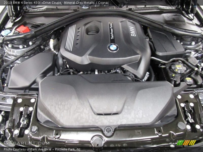 Mineral Grey Metallic / Cognac 2019 BMW 4 Series 430i xDrive Coupe