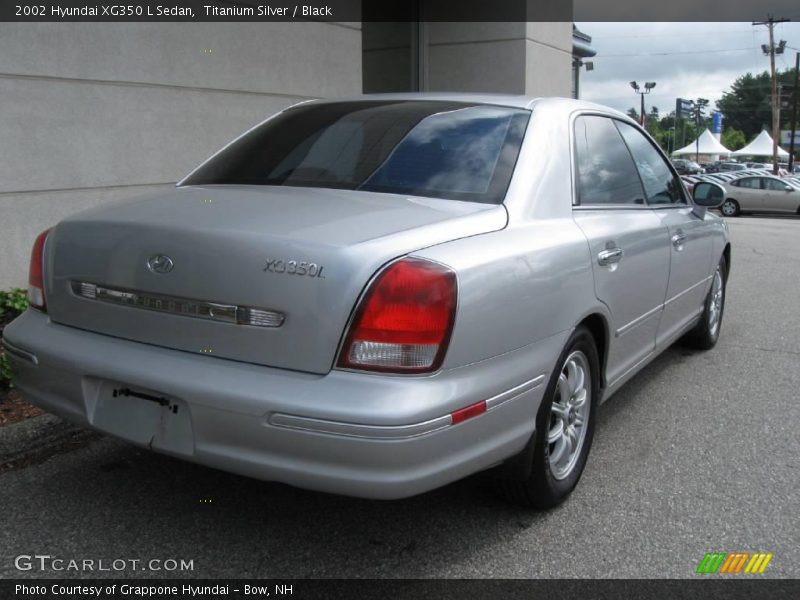 Titanium Silver / Black 2002 Hyundai XG350 L Sedan