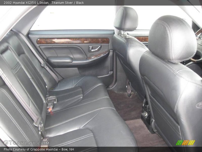 Titanium Silver / Black 2002 Hyundai XG350 L Sedan