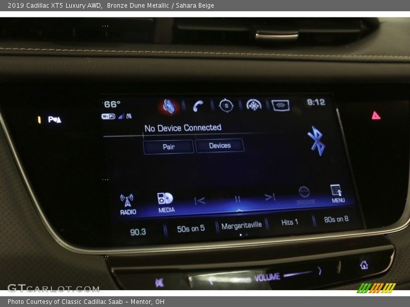 Bronze Dune Metallic / Sahara Beige 2019 Cadillac XT5 Luxury AWD