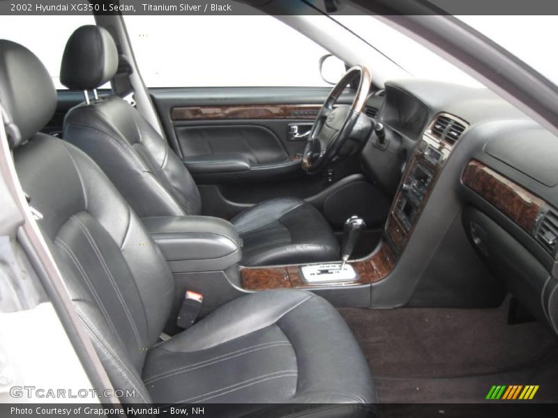 Titanium Silver / Black 2002 Hyundai XG350 L Sedan