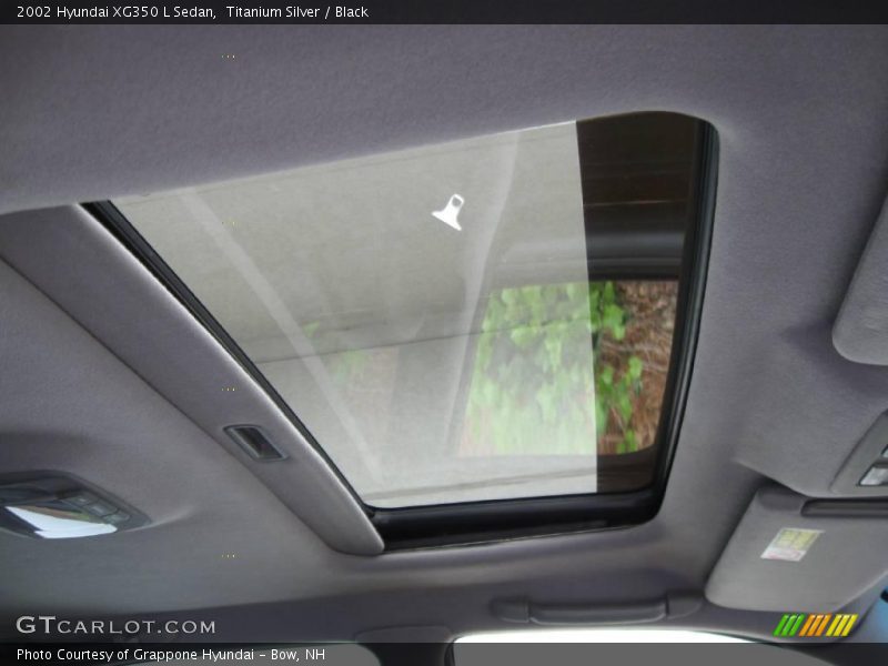Titanium Silver / Black 2002 Hyundai XG350 L Sedan